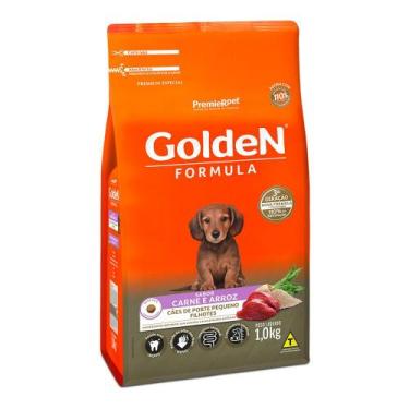 Imagem de Ração Golden Mini Bits Cães Raças Pequenas Carne/Arroz 1Kg - Premier