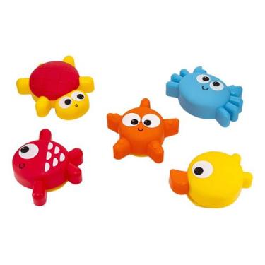 Imagem de Brinquedos De Banho Amigos Marinhos Com Ventosa - Buba
