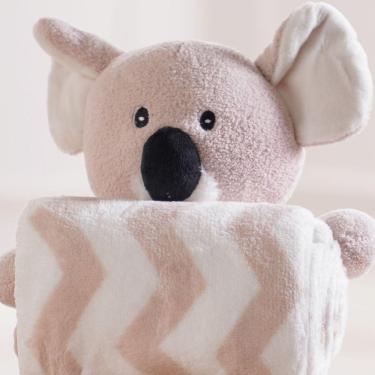 Imagem de Bichinho De Pelúcia Floresta New Com Manta Bebê 100x75cm Coala
