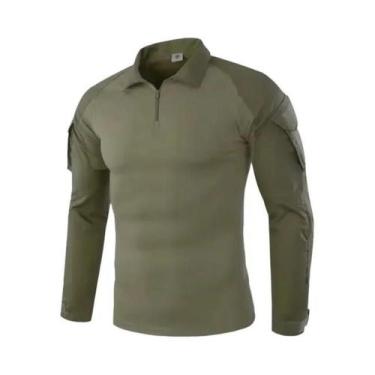 Imagem de Camiseta Tática De Manga Longa Camuflada Para Homens, Respirável, Para