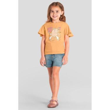 Imagem de Blusa infantil menina de capivara com strass Brandili