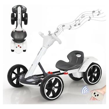 Imagem de Kart Eletrico Infantil Dobravel Ate 65Kg Com Led E Controle - Xcell