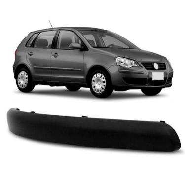 Imagem de Moldura Parachoque Dianteiro Polo 2007 A 2011 Preto Liso - SP ACESSÓRI