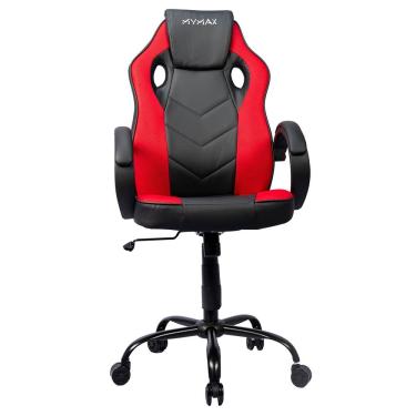 Imagem de Cadeira Gamer MX0 Giratoria Preto e Vermelho - MYMAX