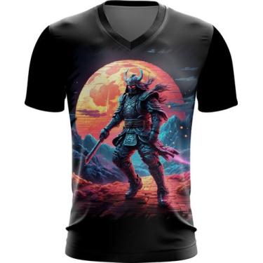Imagem de Camiseta Gola V Samurai Ronin Sunset Sem Mestre 3 - Kasubeck Store®, I
