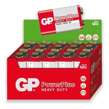 Imagem de Pilhas 9V GP Batteries 10 Unidades - Zinco Carvão