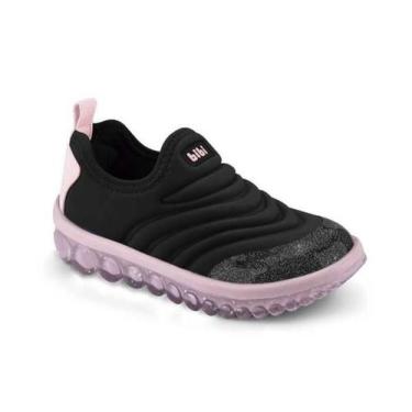 Imagem de Tênis Infantil Bibi Roller 2.0 Calce Fácil Escolar, Preto com sugar, 2