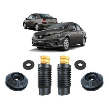 Imagem de Kit Coxim Batente Amortecedor Dianteiro Etios 2012 A  2019 - QualyKits