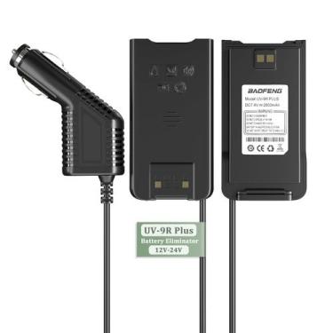 Imagem de Eliminador de bateria BAOFENG UV-9R Plus Carregador de carro 12V