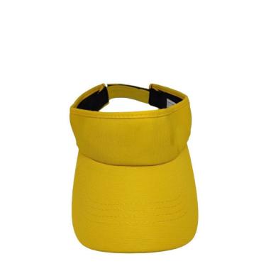 Imagem de Viseira OEM Nova Moda Praia Neon Tons Pastel Verao Tendencia Praiana Amarelo para Atividades Fisicas Unissex
