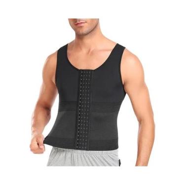 Imagem de Colete Modelador Masculino Redutor De Cintura E Abdômen, Camisa De Com