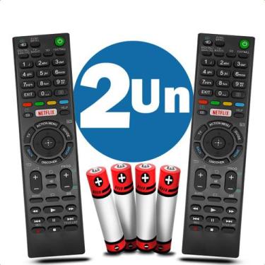 Imagem de Controle Remoto Compatível Com Smart TV Sony Netflix Futebol RMTTX100D