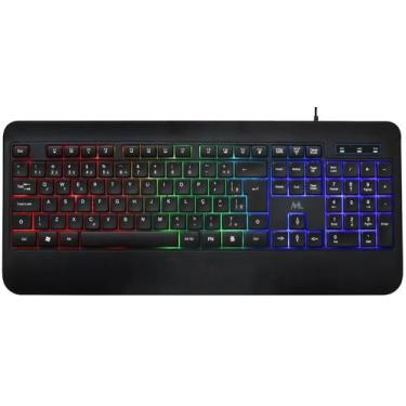 Imagem de Teclado Mtek KB-7701LR com Cabo - Preto RGB (Portugues)