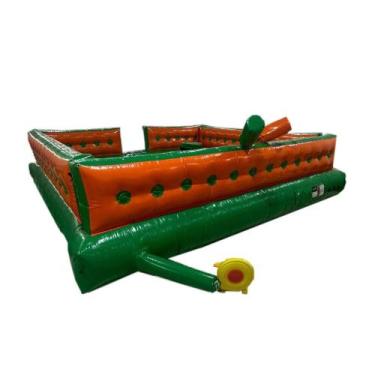 Imagem de Brinquedo Inflável Guerra de Cotonetes Arena 4,8x4,8 e Motor - Mami Br