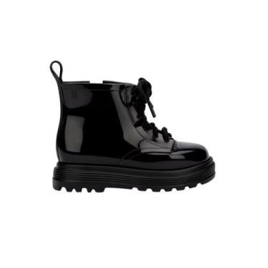 Imagem de Bota mini melissa coturno bb 35838, 28, Preto
