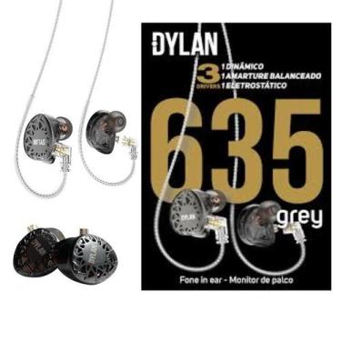 Imagem de Fone de ouvido para retorno de palco Dylan transparente inear Dylan DE