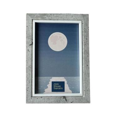 Imagem de Porta Retrato Cinza Texturizado Mdf Square 10x15 - 26840