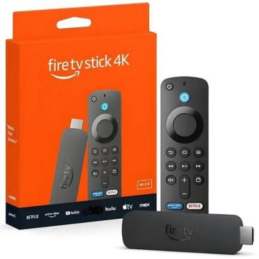 Imagem de Fire TV Stick 4K Ultra HD Com Alexa  Streaming HDMI, WiFi 6  8GB de me