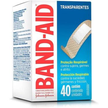 Imagem de Curativo Adesivo Johnson & Johnson Band-Aid Transparente 1 Caixa, C/40