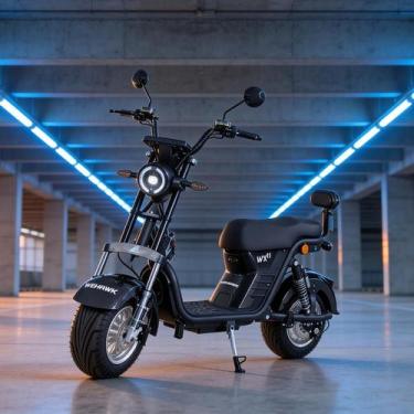 Imagem de WX-11 Scooter Elétrica 2 Lugares Autonomia Até 45km - Wehawk, Preto ca