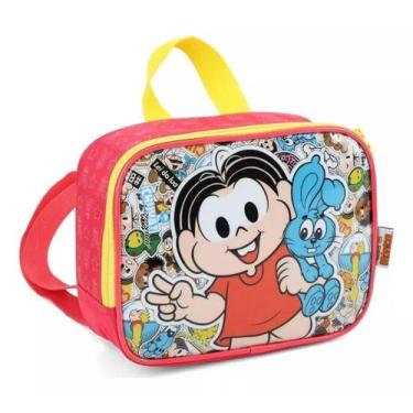 Imagem de Lancheira Infantil Térmica Escolar Meninas Boneca Mônica, Vermelho