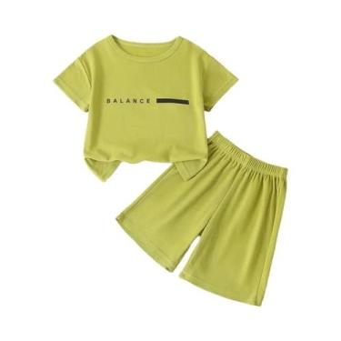 Imagem de Conjunto Esportivo Infantil De Secagem Rápida Multicolorido Para Prima