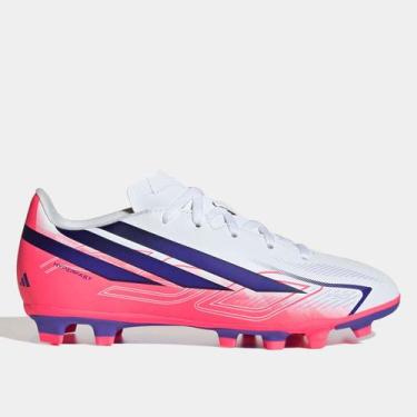 Imagem de Chuteira Infantil Campo Adidas F50 Hyperfast Club Copa Do Mundo, Branc
