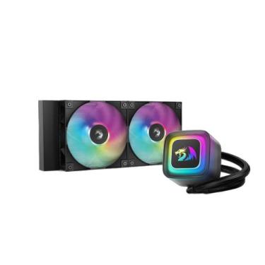 Imagem de Water Cooler Gamerstorm X Redragon Le240 Rd Argb 240Mm Preto Intel-Amd