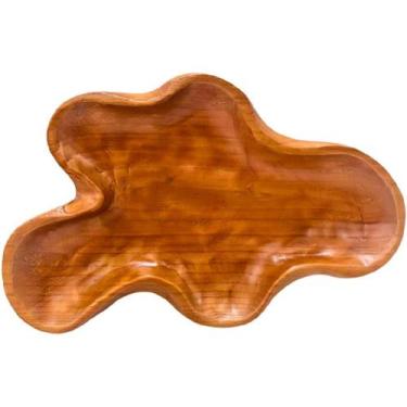 Imagem de Centro de Mesa Home&Co 8x28cm Madeira Natural Enfeite Decoração para S