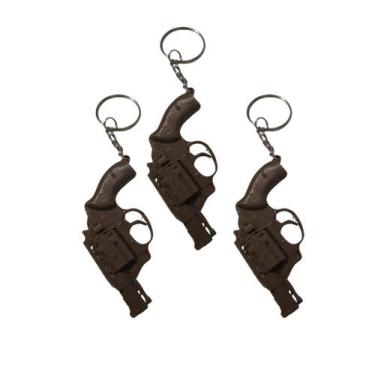 Imagem de Chaveiro Decorativo 38 Special Acessório Para Bolsas,Chaves - A1, 3 un