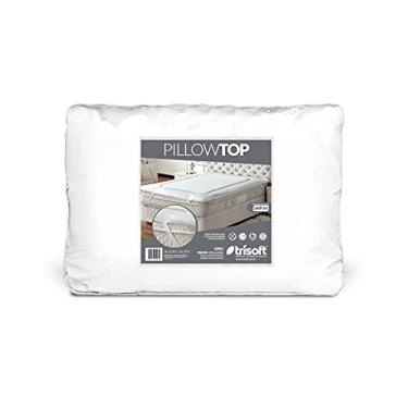 Imagem de Protetor De Colchao Pillow Top Solteiro Trisoft Branco PETFOM