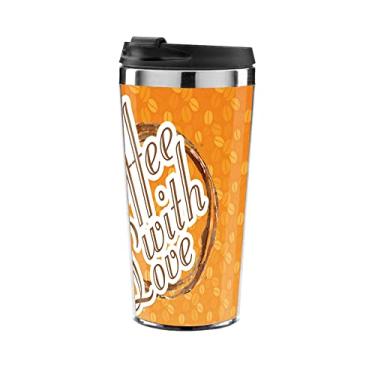 Imagem de Copo Térmico Personalizado café com amor