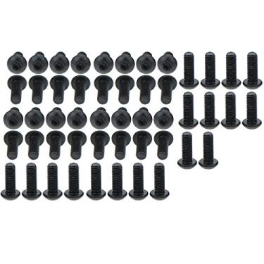 Imagem de Parafusos sextavados com cabeça de botão de liga de aço grau 10,9, M5X14, Black