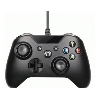 Imagem de Controle Compativel Com Xbox One E Pc Com Fio Gamepad Manete Joystick