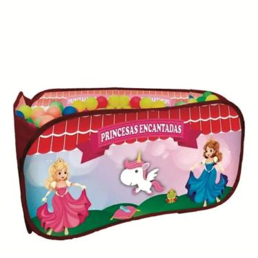 Imagem de Piscina Infantil Com 100 Bolinhas Princesas Encantadas