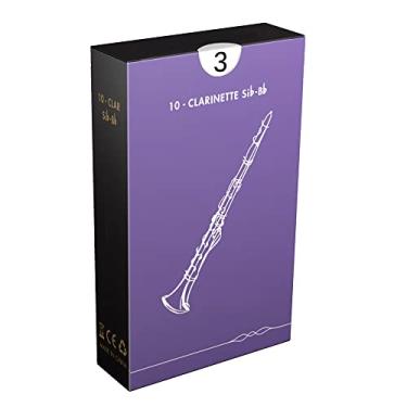 Imagem de Yuwao Palhetas Tradicionais Woodwinds Bb Clarinete Força 3.0, 10Pcs/Caixa