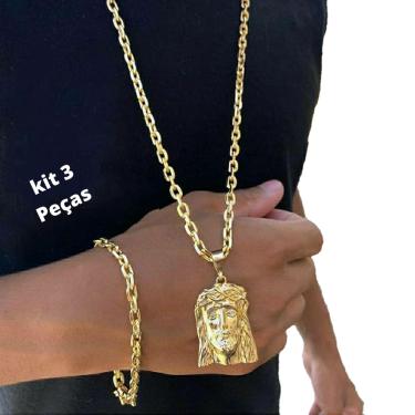 Imagem de Cordão De Moeda Antiga 70cm+pulseira+pingente Envio Até 24hs