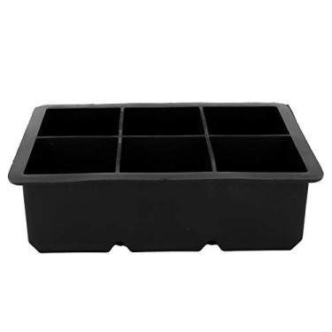 Imagem de ZPSHYD Forma de cubo de gelo, molde quadrado de silicone com 6 grades para cubos de gelo de qualidade alimentar, molde para cozinha doméstica