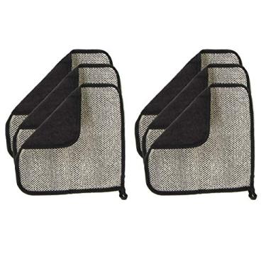 Imagem de Paradiso 6 panos de lavagem de trama macia, preto