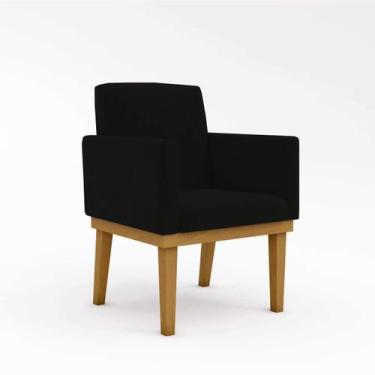 Imagem de Cadeira Decorativa Reforçada Para Apartamento Sala Pequena - Balaqui D