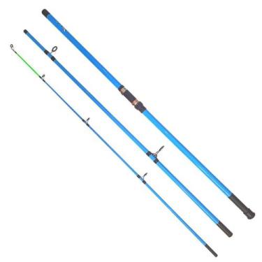 Imagem de Vara Pesca Praia 4,20 Mts Brava Surf Azul 3 Partes 60 Lbs - Mec Artigo