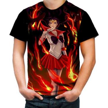 Imagem de Camisa Camiseta Rei Hino Sailor Mars Sailor Moon Art Hd 3 - Dias No Es