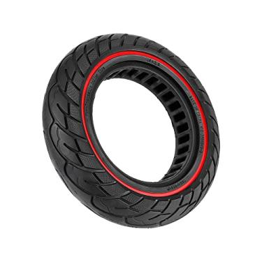 Imagem de Tingpai 10x2.5 pneu sólido de favo de mel oco interno 10 polegadas scooter elétrico à prova de explosão pneu sem câma pneu dianteiro/t seiro compatível com max g30 scooter elétrico 60/70-6.5 pneu