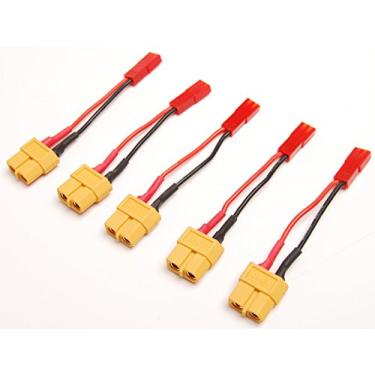 Imagem de Pacote (5) Novo adaptador de carregador de bateria XT60 XT-60 fêmea para JST para RC Turnigy