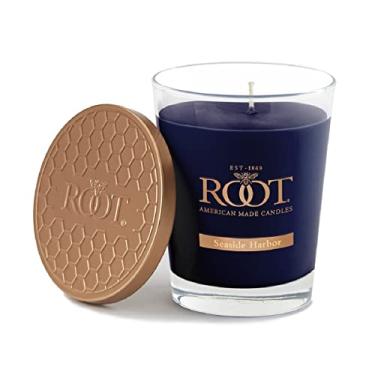 Imagem de Root Candles Vela perfumada de mistura de cera de abelha de colmeia, grande, à beira-mar