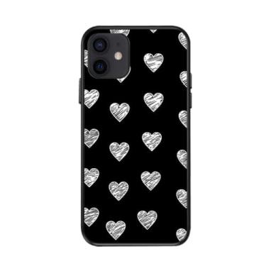 Imagem de CUTTIZ Capa de telefone compatível com iPhone 14 Pro Max Girl padrão de amor pelo vento coreano para iPhone 11 12 13 Pro Max Mini 6 7 8 14 Plus XS XR bonito simples capa de telefone macia (AX-4, iPhone 12 Pro/12)