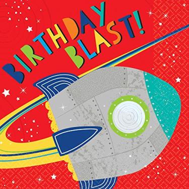 Imagem de Birthday Blast Stamp Beverage Napkins