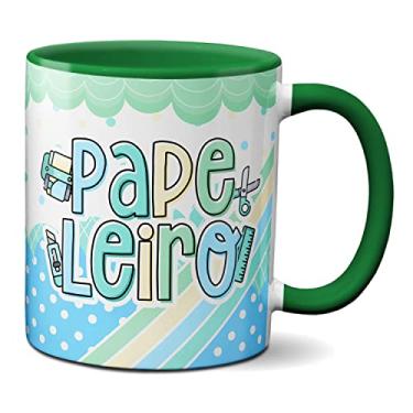 Imagem de Caneca Papeleiro Presente Material Escolar Papelaria (Verde)