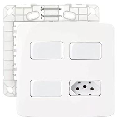 Imagem de Conj 3 Interruptor Intermediário + Tomada 10A Margirius B3