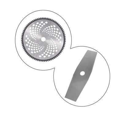 Imagem de Kit Completo Disco E Laminas Acessório Para Roçadeiras